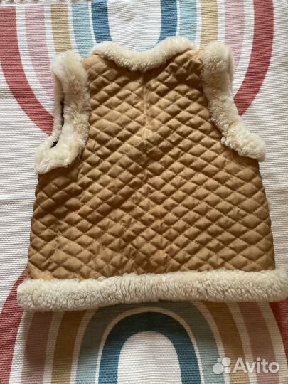 Жилетка из овчины детская 110 116