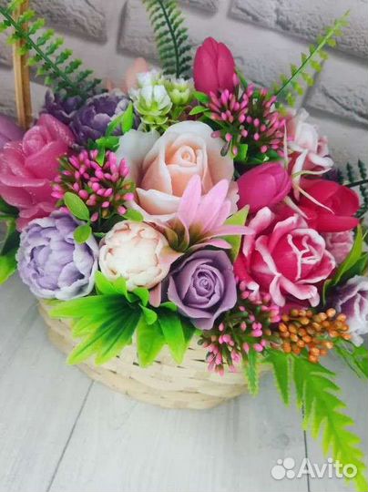 Букет из мыла