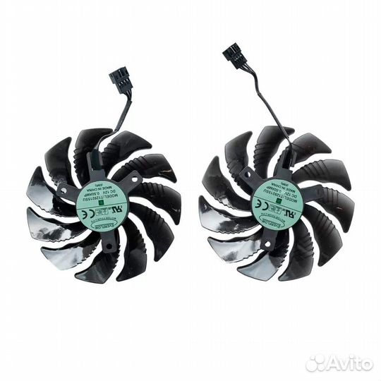 Вентиляторы видеокарт T129215SU PLD09210S12HH 2шт