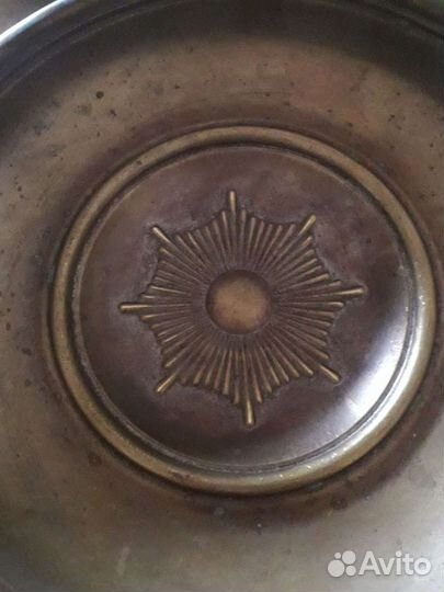 Ваза для фруктов 19 век,бронза,золото