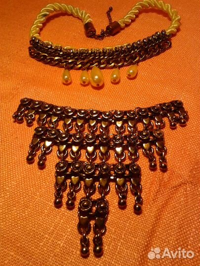 Броши Чехия и другая бижутерия Винтаж