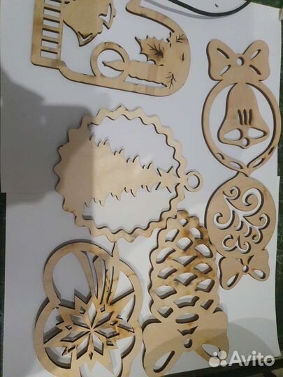 Заготовки деревянные для декора,шары пенопласт