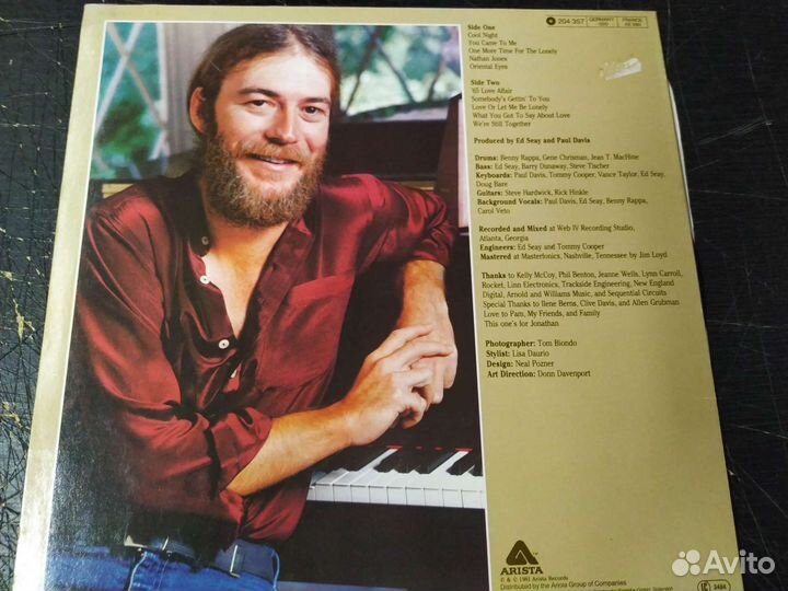 Paul Davis Vic Damone Фирменный винил