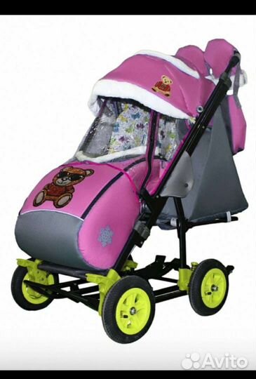 Детские санки с колесами