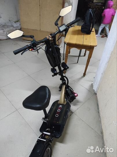 Самокат взрослый электрический бу