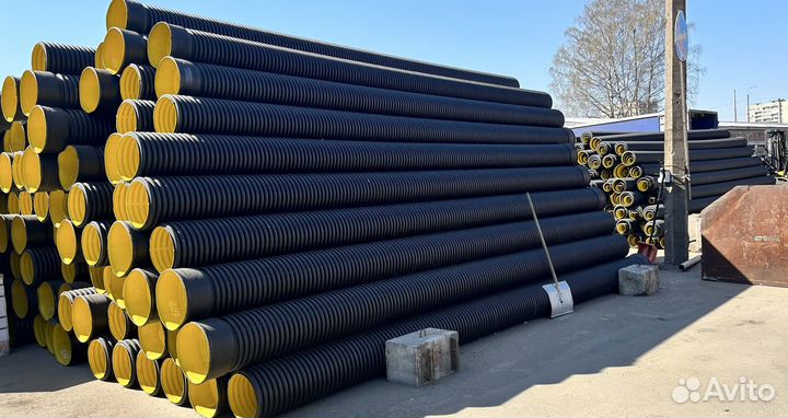 Труба в канаву на заезд