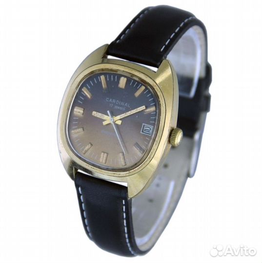 Механические часы СССР Cardinal