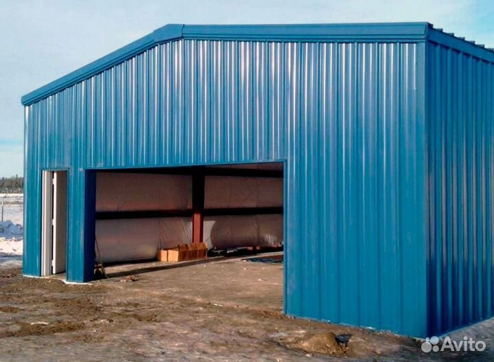 Строительство коровников с профнастилом по размера