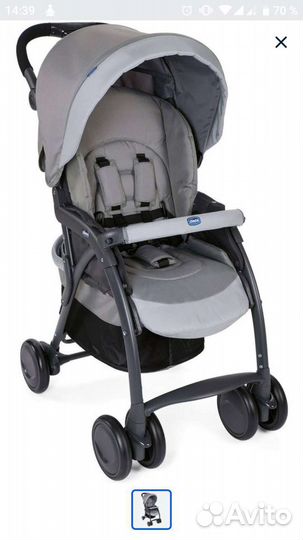 Коляска Chicco Simplicity Top Grey