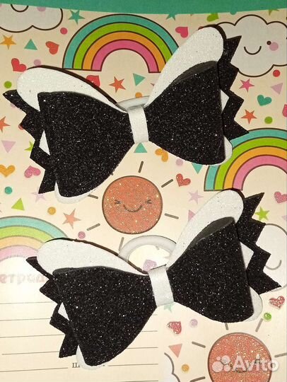 Школьные бантики на резиночках