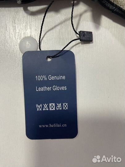 Перчатки женские кожаные новые