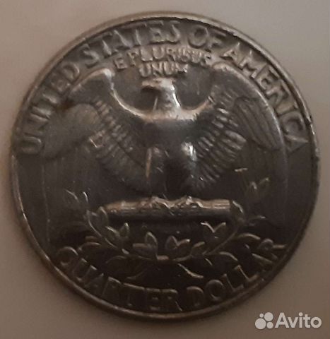 Монета Liberty 1987 года выпуска(Перевёртыш)