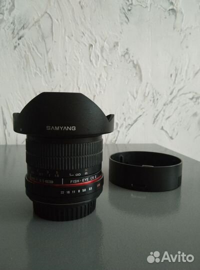 Объектив samyang 8 mm fisheye