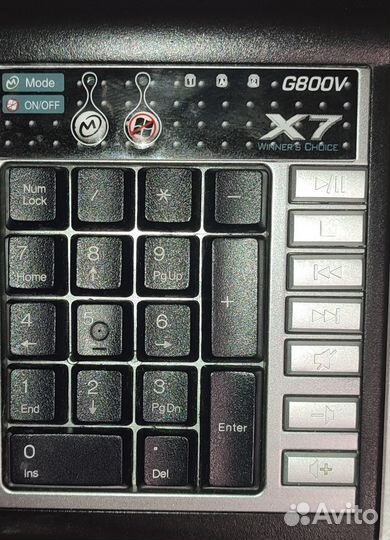 Клавиатура игровая A4Tech X7 G800V