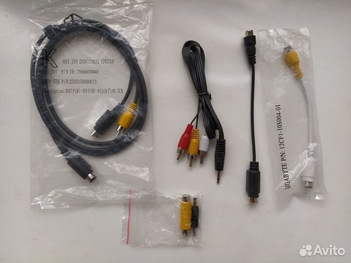 Кабели RCA (тюльпан) - S-Video