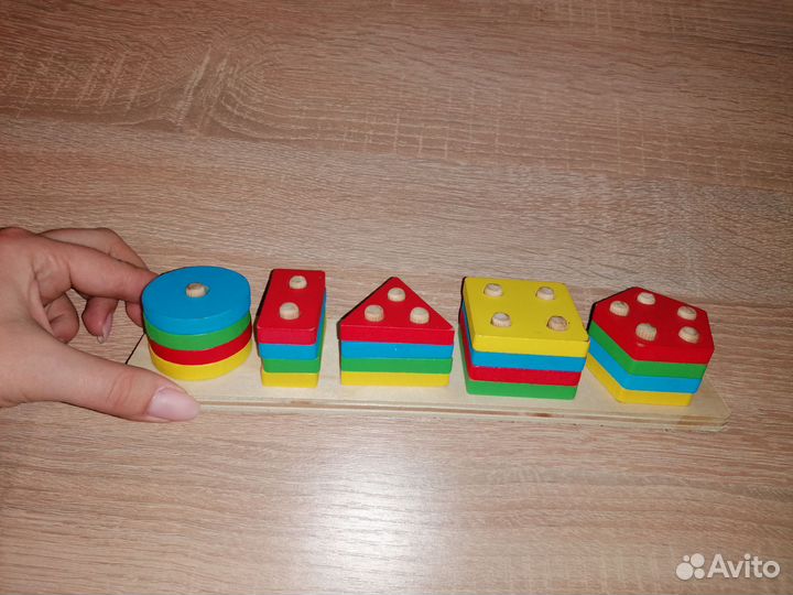 Развивающие деревянные игрушки