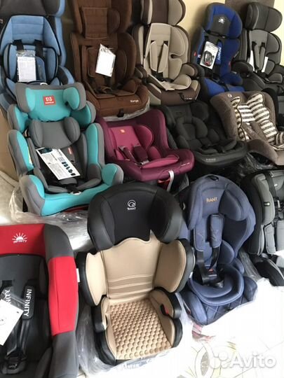 Автокресла всех категорий новые