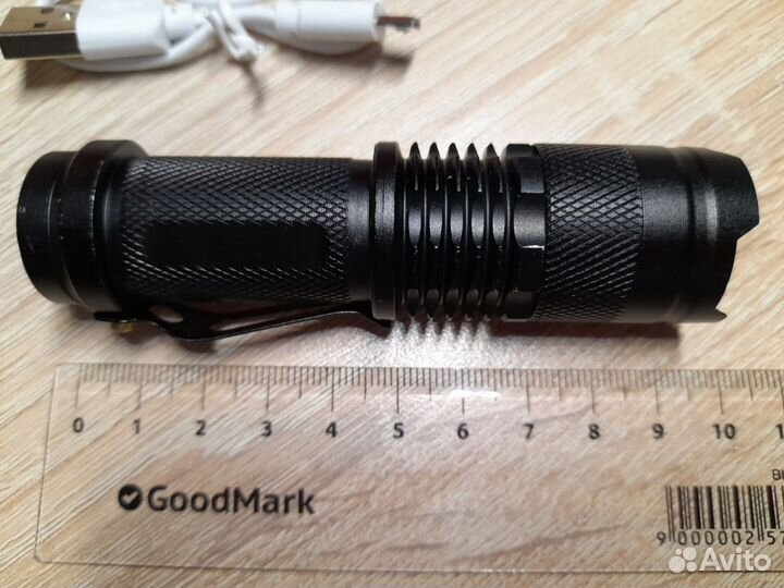Фонарик светодиодный с USB