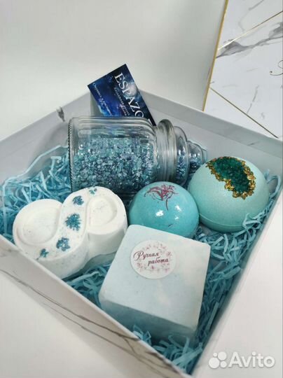 Подарочный набор. Бомбочки для ванны ручной работы