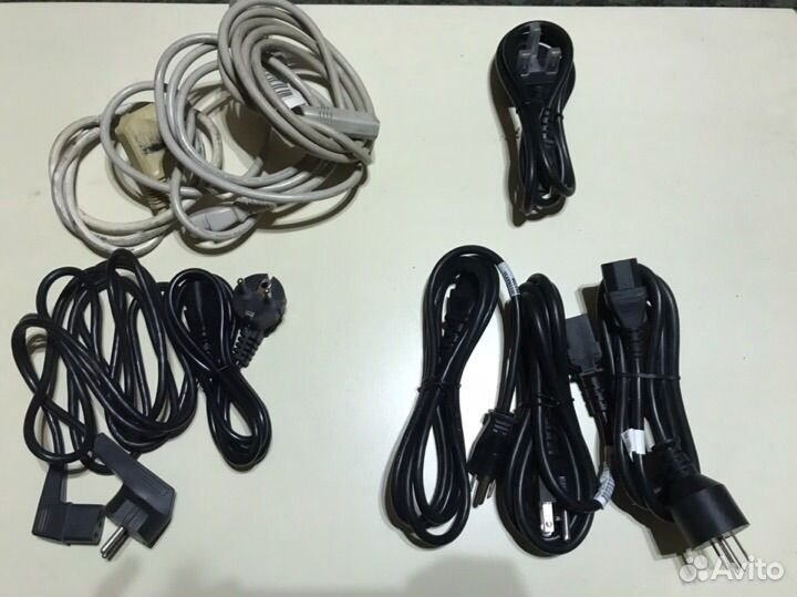 Кабель питания, типы: B, C, E, G