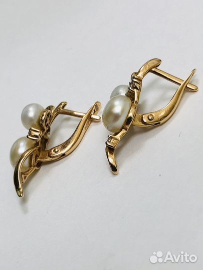Золотые серьги