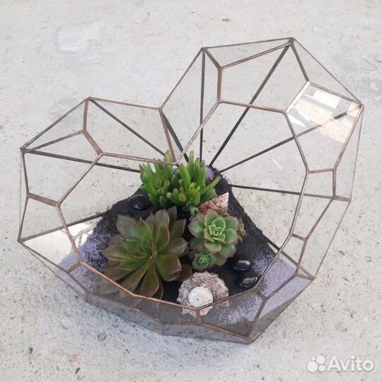 Флорариум сердце