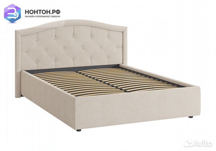Кровать Верона 2 1.4 м крем
