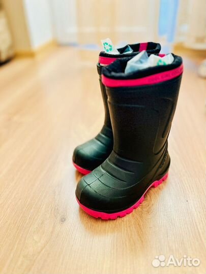 Утепленные резиноаые сапожки Kapika