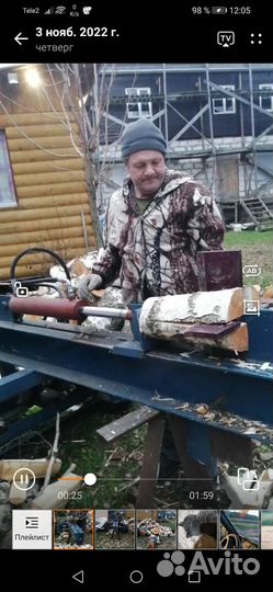 Дровокол гидравлический