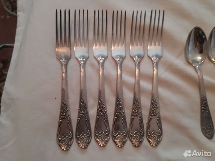 Ложка чайная мельхиоровая зиш