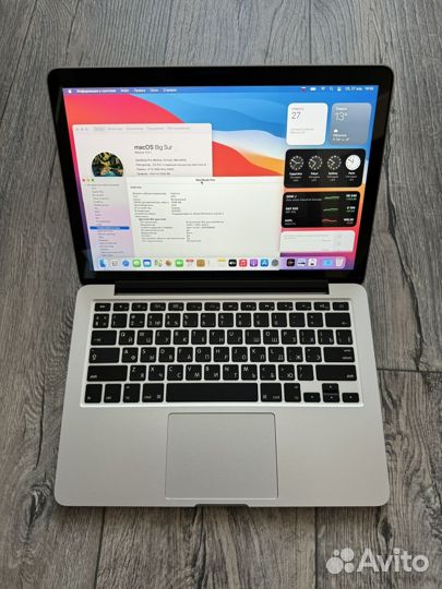 MacBook Pro Retina 13 Core i5/512SSD/8GB/Intel GPU