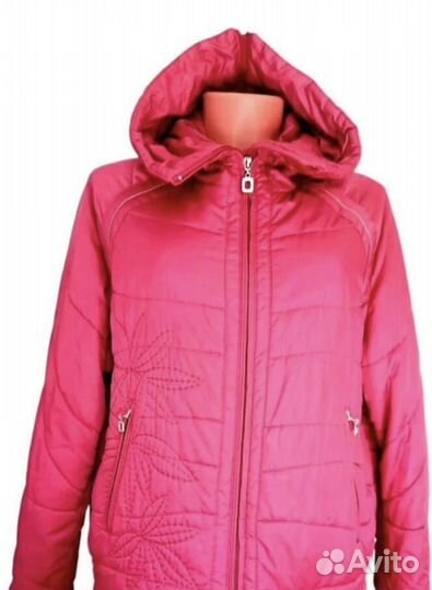 Куртка женская с капюшоном весна 52-54 размер