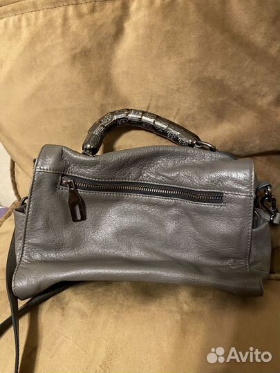 Сумка натуральная кожа бежевая