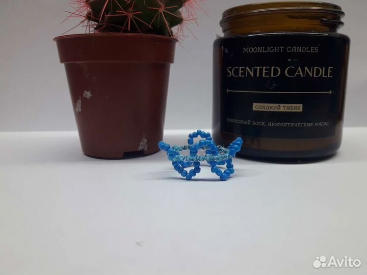 Кольцо из бисера