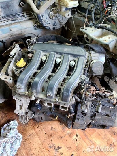 Двигатель renault megane 2 1.6 К4М D812