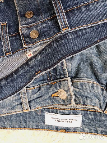 Юбка джинсовая levis и zara