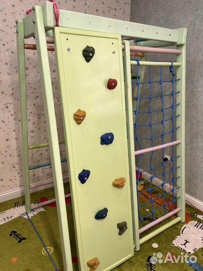 Детский спортивный комплекс деревянный