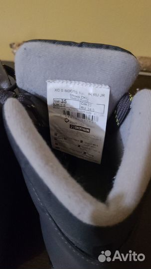 Лыжные ботинки новые Decathlon 35рр