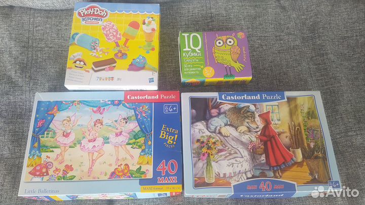 Крупные пазлы в отличном состоянии