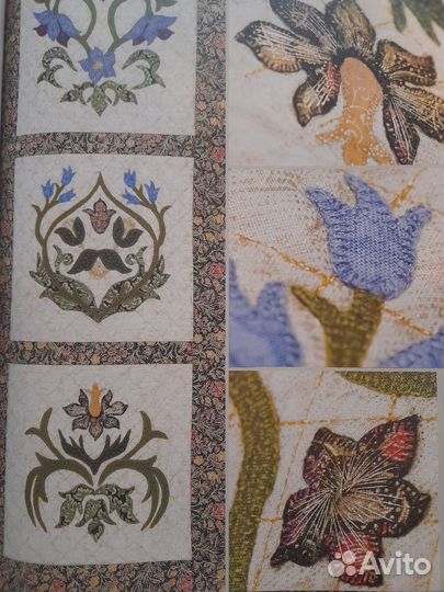 Мишель Хилл.Аппликация по ткани.У.Моррис