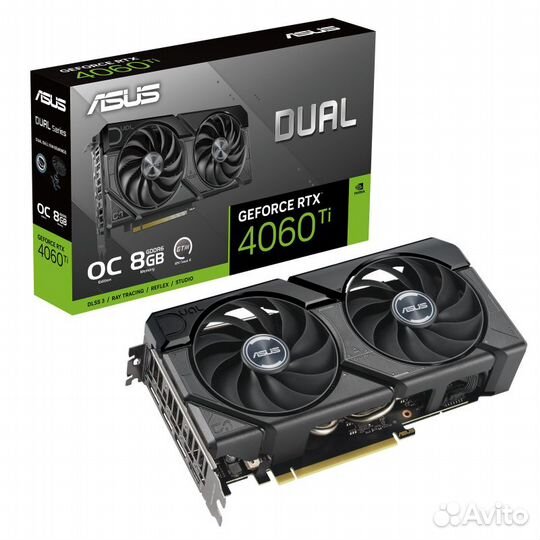 Видеокарта asus Dual RTX 4060 Ti EVO OC