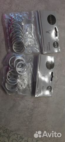 Кольца для карниза хром 20мм