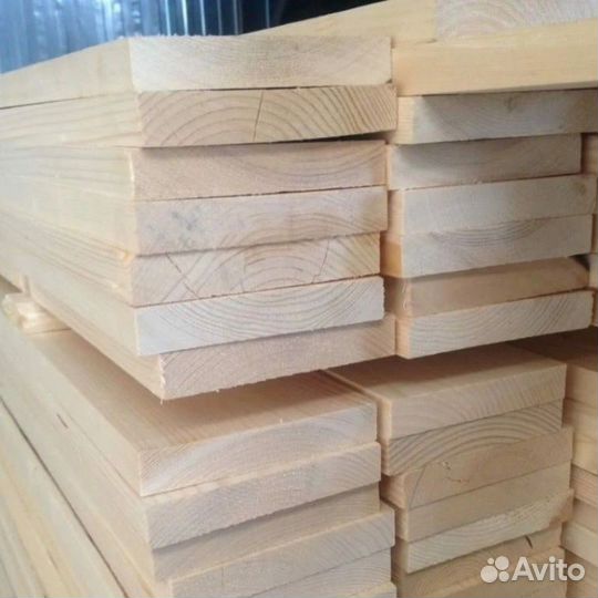 Доска обрезная 25х100х6000