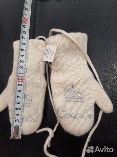 Варежки детские 2 года
