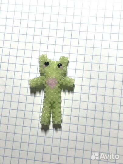 Лягушка из бисера