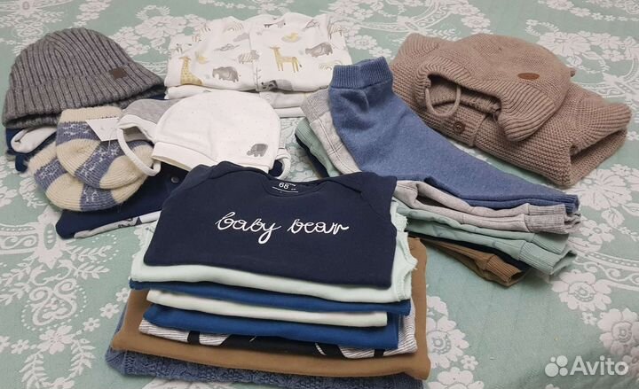 Пакет одежды hm, next на мальчика 62 68