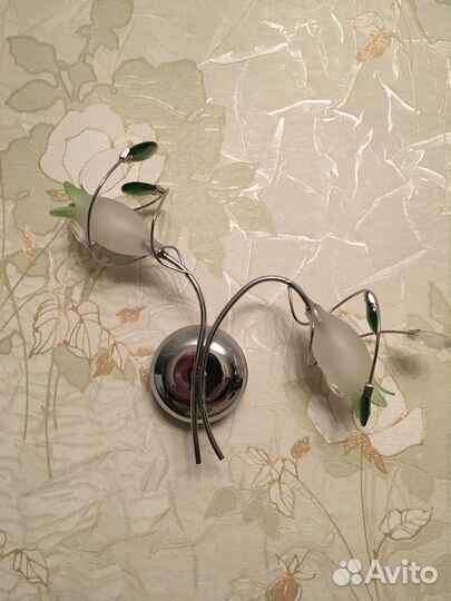 Люстра с пультом управления и 2 бра