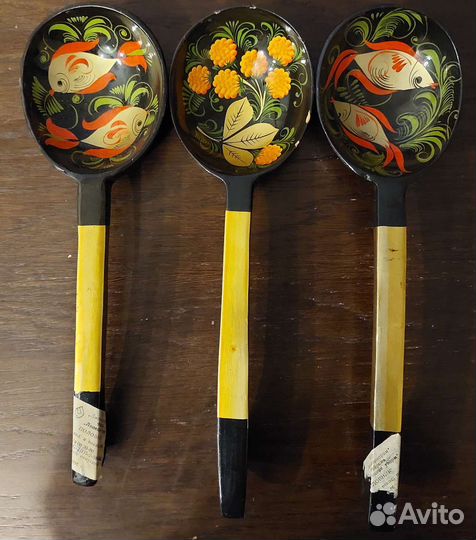 Деревянные ложки хохлома, СССР