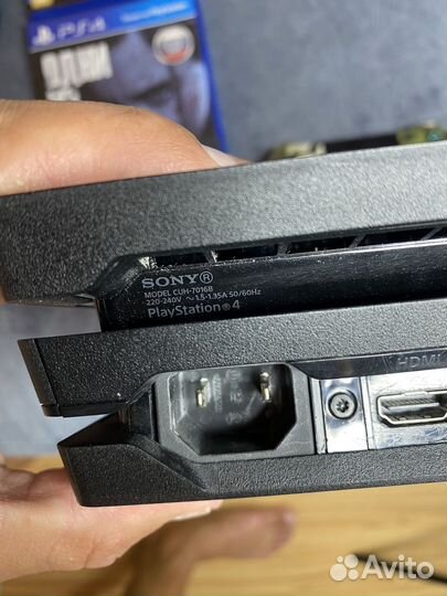 Sony playstation 4 pro 1tb +10 игр +2 геймпада и к