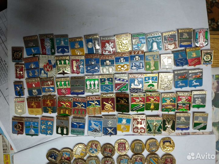 Значки и медали СССР (гербы городов)